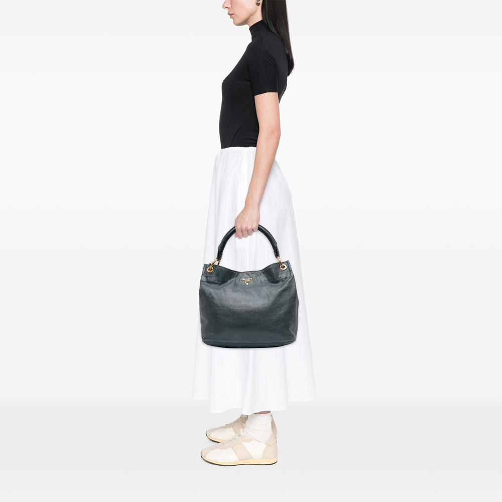 Pre-Loved Prada Vitello Daino Hobo - Picture 10 of 10